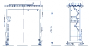 Gantry crane with lifting capacity of 320 T-2